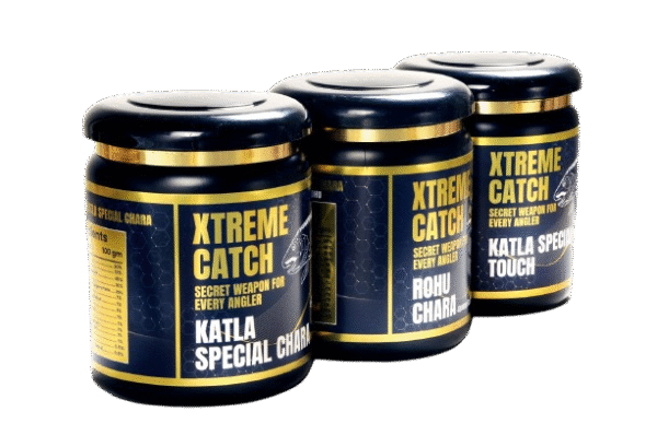 XtremeCatch Combo Pack of Rohu Chara, Katla Chara and Katla Touch fishing bait
